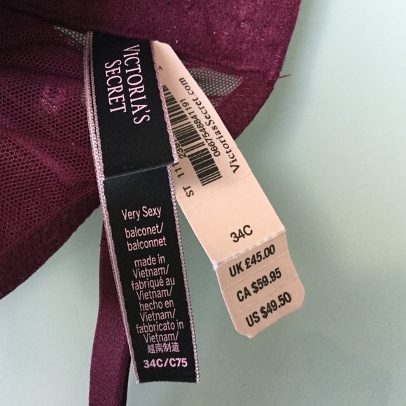 Victoria’s Secret VS Very Sexy Shimmer Velvet Bra - Picture 6 of 7
